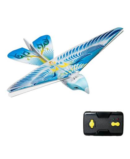 MyXL LeadingStar Vliegende Avitron Bionische Blauwe Vogel Ornithopter RC Afstandsbediening PVC Vliegende Vogel Geweldig RC Vliegende Speelgoed Voor Kinderen