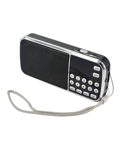 MyXL KebidumeiDraagbare HIFI Mini Speaker Mode L-088 MP3 Audio Player Zaklamp Versterker Micro SD TF FM Radio