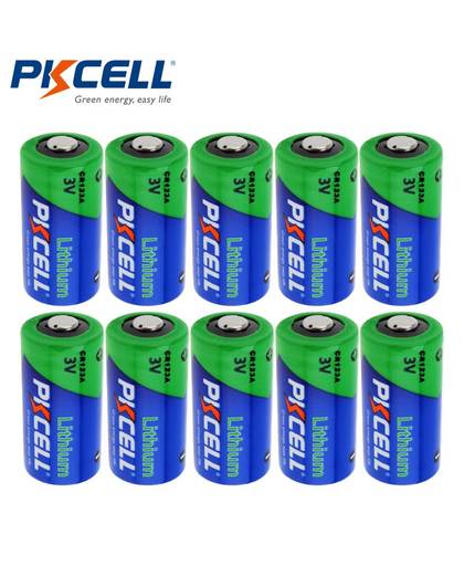 MyXL 10 Stks * PKCELCR123A Batterij CR17345 1500 mAh 3 V Lithium Foto Batterij Batterijen Bateria Baterias