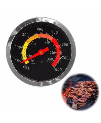 MyXL Rvs 10-400degree BBQ Roker Grill Thermometer Temperatuurmeter 50-800Fahrenheit