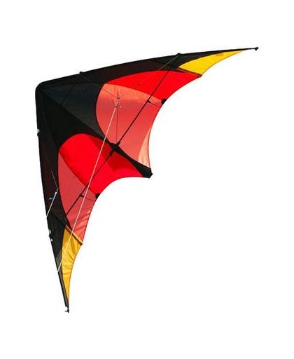 Sportvlieger elliot delta 160cm rood/oranje