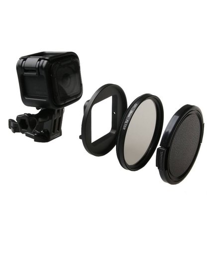 MyXL UV Lens Filter 58mm + Adapter Ring Lens Cap Lente Protector Filtr filtros voor Go pro Hero 4 5 Sessie Accessoires