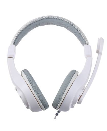 MyXL Lupuss G1 Wired Hoofdtelefoon met Microfoon Verstelbare Over Ear Gaming Headsets Koptelefoon Lage Bass Stereo voor PC