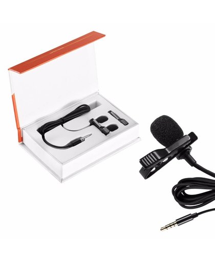 MyXL Neewer 3.5mm revers microfoon clip-op omnidirectionele condensator microfoon voor apple iphone 7 plus 6 s 6 5 s 5, ipad, iPod Touch