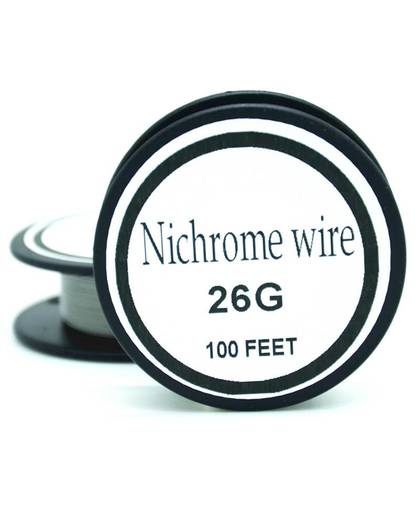 MyXL Nichrome draad 26 gauge 100 ft 0.4mm cantal weerstand weerstand awg diy verneveling core   Ayunhao