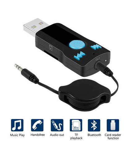 MyXL Bluetooth Ontvanger USB Draadloze A2DP Muziek 3.5mm Aux Bluetooth Audio Receiver Adapter voor Auto Thuis Speaker Muziek Streaming