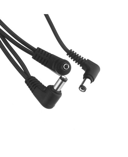 MyXL NAAIT-Vitoos 3 Manieren Elektrode Chain Harness Kabel Koperdraad voor Gitaar Effecten Voeding Adapter Splitter black