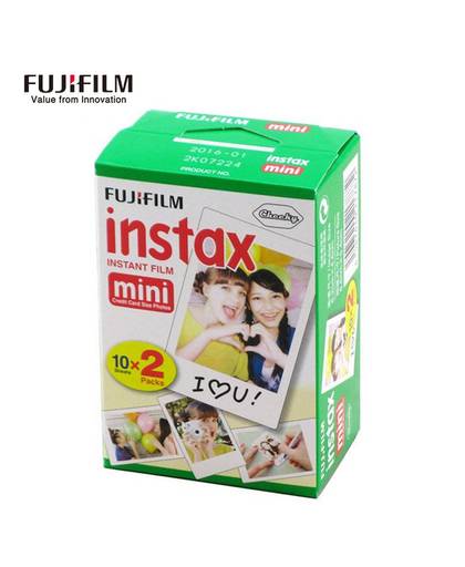MyXL Originele Fuji Fujifilm instax mini 8 9 film 20 vellen witte Rand film voor instax Instant Camera mini 8 9 7 s 25 90 foto papier