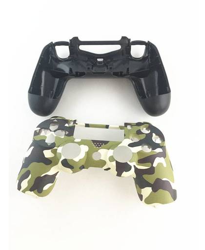 MyXL Groen Camouflage Behuizing Shell Case Cover Skin Beschermende Camo Bovenste Reparatie sony PS4 DualShock 4 Controller W/Schroef Driver   GEN GAME