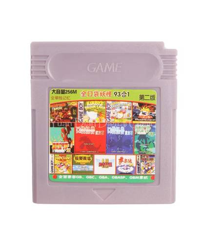 MyXL GBC Video Game Cartridge Console Card Compilaties Collection 93 In 1 Chinese Taal   Nintendo