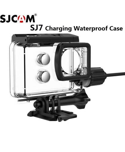 MyXL SJCAM Accessoires Motorfiets Waterdichte Case voor Originele SJCAM SJ7 Ster Opladen shell Charger Case SJCAM SJ7 Camera Clownfish