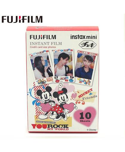 MyXL Echt Fujifilm Instax Mini Film (10 vellen)Mickey Instant Foto Camera Film Voor 7 8 9 50 s 7 s 90 25