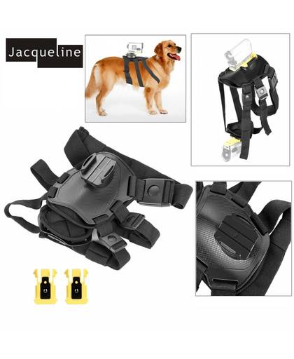 MyXL Jacqueline voor Harnassen Hond Borstband Riem Mount Voor Sony action cam HDR AS200V AS100V AS30V AS50 AS300 AZ1 mini FDR-X1000VR