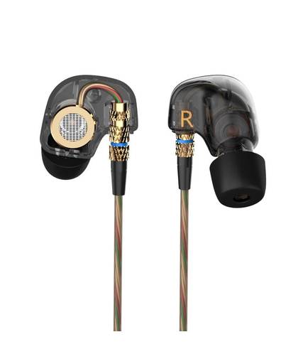 MyXL Originele KZ ATE 3.5mm In Ear Oordopjes HIFI Metalen Stereo Oortelefoon Super Bass Geluidsisolerende Sport Oordopjes Met Mic