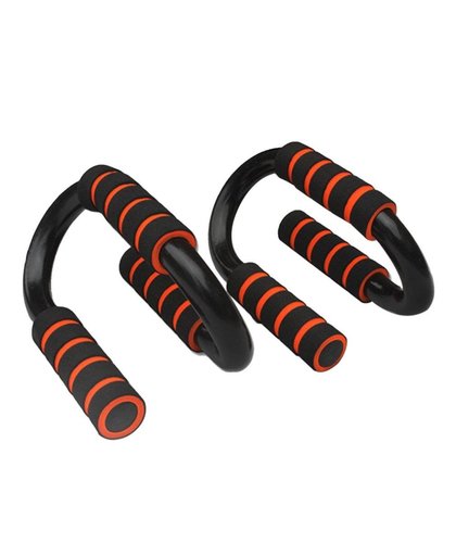 MyXL REIZ 1 Paar Thuis Push Up Stands S Vorm Spons Hand Grip Bars Praktische Gym Oefening Training Borst Bars Tool fitness uitrustingen