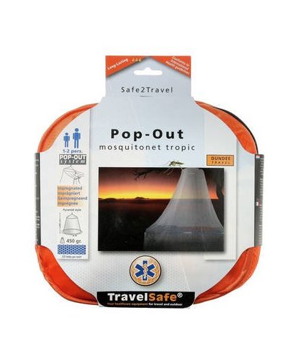 Travelsafe pop-out klamboe 1 - 2 pers