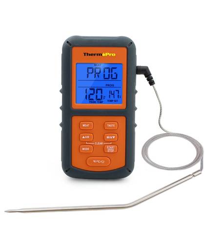 MyXL ThermoPro TP-06S Digitale Probe Oven & Roosteren Thermometer met Timer voor BBQ/Grill/Vlees/Keuken Voedsel Koken