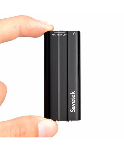 MyXL Savetek Mini Clip USB Pen 8 GB 16 GB Spraakgestuurde Digitale Audio Voice Recorder Mp3-speler non-stop 50 uur Opname Zwart