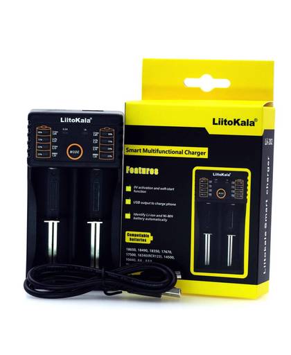 MyXL Liitokala Lii-202 18650 Oplader 1.2 V 3.7 V 3.2 V 3.85 V AA/AAA 26650 10440 14500 16340 25500 NiMH lithium batterij smart charger