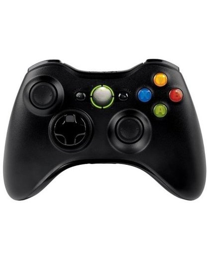 Microsoft Draadloze controller voor Xbox 360 zwart