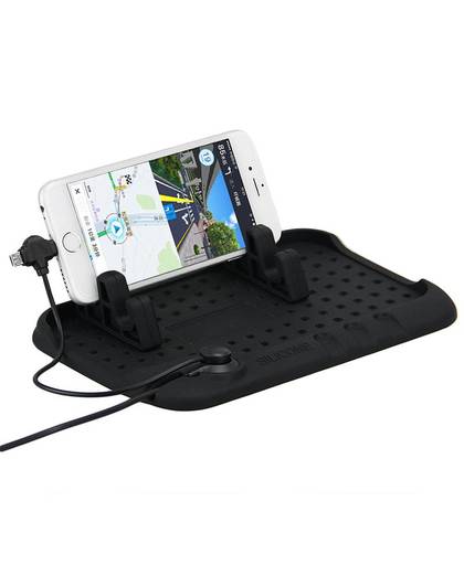 MyXL Digitalboy Auto Telefoon Houder Mobiele Pad Verstelbare Beugel Stand voor iPhone 6 s Samsung xiaomi Auto Mount Houder + USB kabel Opladen