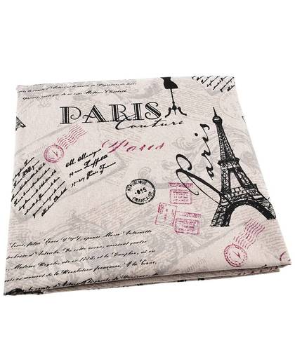 MyXL Eiffeltoren Print Katoen Linnen Stof Voor DIY Naaien Sofa Gordijn Tas Kussen Meubilair Cover Quilten Materiaal Half Meter