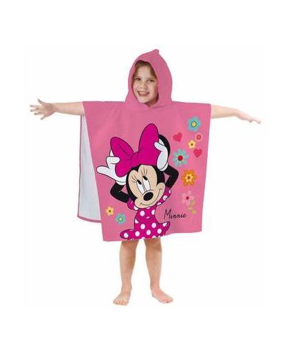 Disney liberty - poncho / badcape - 60 x 120 cm - roze