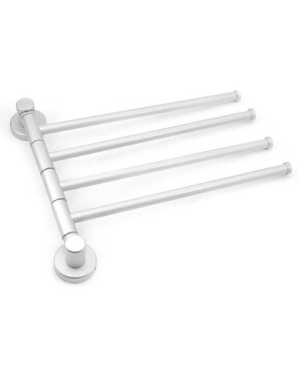 MyXL 4 Swivel Bar wandmontage Handdoekenrek Toegepast Rvs Plank Houder Hanger