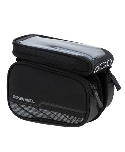 MyXL Roswheel 5.7 &#39;&#39;Black Fiets Voor Buis Tas Mountainbike Telefoon Case Tas Fiets Bycicle Dubbele Pannier Pouch