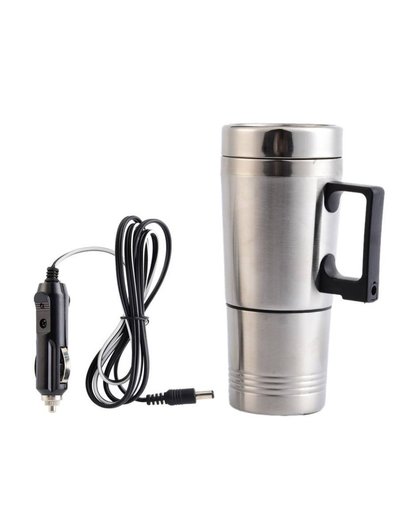 MyXL 300 ml Auto Gebaseerd Verwarming Rvs Cup Waterkoker Reis Koffie Thee Verwarmde Mok Motor Sigarettenaansteker Plug