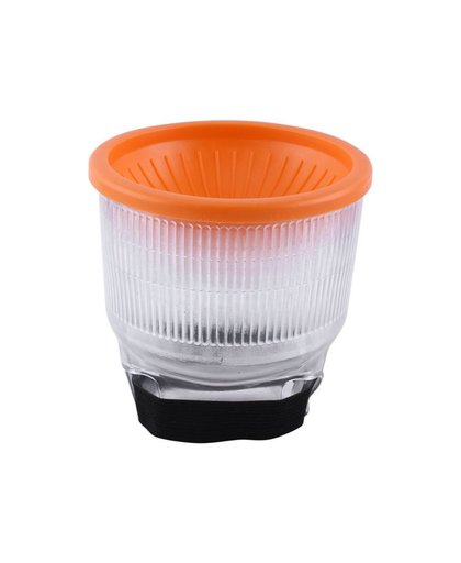 MyXL Verstelbare Wit Oranje Cloud Speelsheid Flash Diffuser 2 stks Covers Set Voor Flash Speedlite