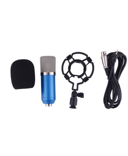 MyXL Professionele BM700 Studio Microfoon Speakers 3.5mm Wired Condensator Geluidsopname Shock Mount Radio Braodcasting