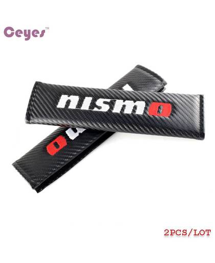 MyXL Seat Belt Cover Auto-Styling Auto Emblemen Pads Case Voor Nissan Nismo Qashqai Murano X Trail X-Trail Teana 2015Auto Styling
