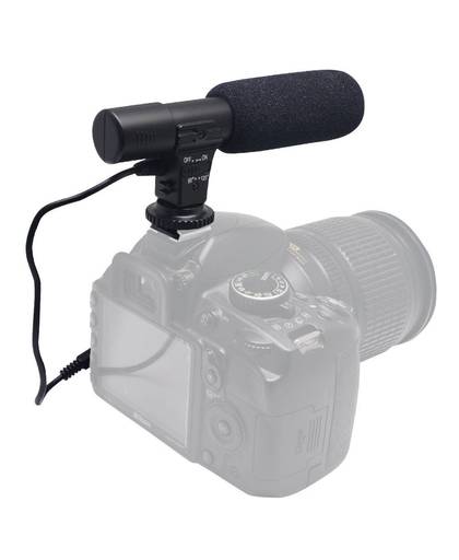 MyXL Mic-01 professionele studio stereo video microfoon voor nikon d5200 d5300 d5500 d3300 d750 d800 d500 dslr camera dv camcorder