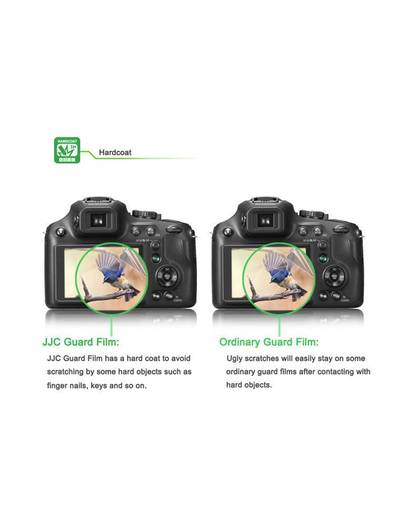 MyXL JJC LCP-HX400V LCD Guard Film Screen Protector (2 Kits) voor Sony CyberSHX300, HX400V