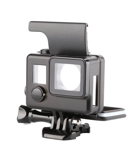 MyXL Professionele Zwarte Side Open Beschermhoes voor GoPro Hero 4 3 +/3 GoPro 4 Accessoires
