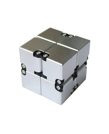 MyXL ABS + Metal Infinity Cube Fidget Speelgoed Vervorming Magical Infinity Fidget Cube Stress Reliever Antistress Cube voor EDC Angst