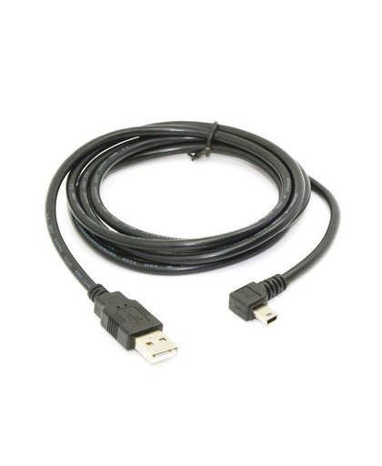 MyXL Mini USB B Type 5pin Man Links Schuine 90 Graden USB 2.0 Mannelijke Datakabel 50 cm 180 cm USB mini-b Hoek Kabel 0.5 m 1.8 m 6ft