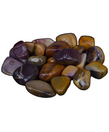 MyXL 200 Gram Natuurlijke Edelsteen Mookaiet Crystal Bulk Getrommeld Stone Chakra Reiki Healing Mineralen