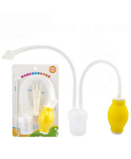 MyXL 3 Stks/set Pasgeboren Baby Veiligheid Neus Cleaner Clip Verwijderbare Neuszuiger Babyverzorging Vacuüm Zuig Neuszuiger   MyXL