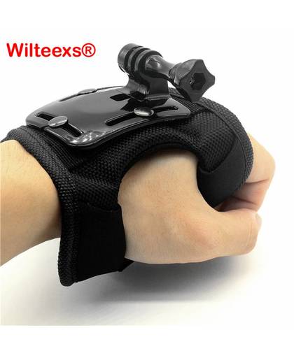 MyXL WILTEEXS camera Accessoires Handschoen-stijl Pols Hand Mount Strap Houder voor Hero 5/4/3 +/3/2 xiaoyi 4 k sj4000 5000 sport cam