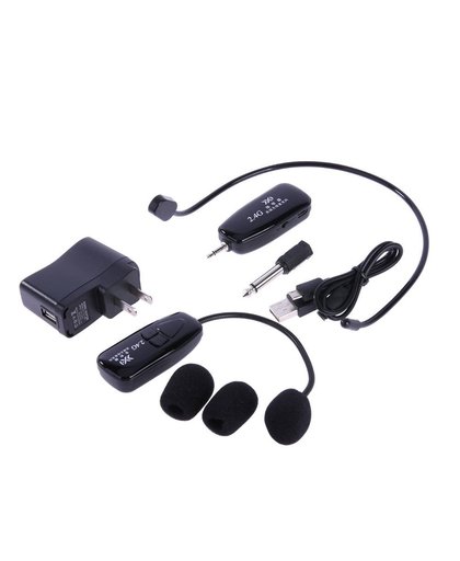 MyXL 2.4G Draadloze transmissie Microfoon Toespraak Headset Megafoon Radio Mic Voor Luidspreker Onderwijs Vergadering Reisleider Microfone