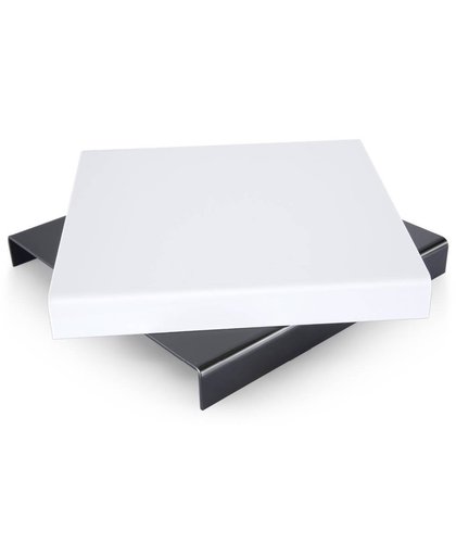 MyXL Neewer 9.4 &quot;x 9.4&quot;/24x24 cm Acryl Reflecterende Riser Display Tafel voor Product Tafel Top fotografie Schieten (Zwart-wit)