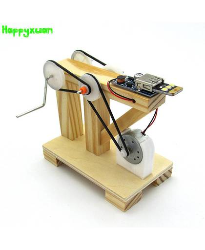 MyXL Happyxuan DIY Technologie Handgemaakte Generator Kleine Productie Uitvinding Vergadering Model Experimentele Materiaal Speelgoed