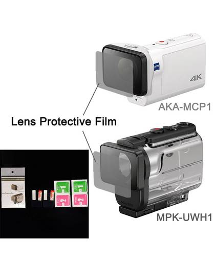 MyXL Clear Lens Protector Film Voor AKA-MCP1 MPK-UWH1 Voor sony actie cam HDR-AS300r AS50v FDR-X3000R Accessoires