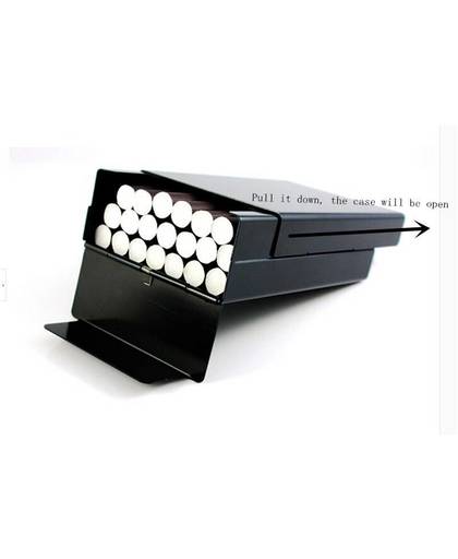 MyXL LaifuCrow mannelijke metalen e sigaret case aluminium sigaret dozen man roken accessoire