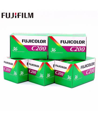 MyXL 5 Rolls Fujifilm Fujicolor C200 Kleur 35mm Film 36 Blootstelling voor 135 Format Holga 135 BC Lomo