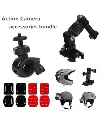 MyXL Fietshelm Accessoires kit voor Sony RX0 FDR X3000 X1000 AS300 AS200 AS100 AS50 AS30 AS20 AS15 AS10 AZ1 mini POV Action Cam