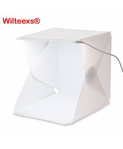 MyXL WILTEEXS Mini Fotostudio Doos Draagbare Fotografieachtergrond Ingebouwde Licht Foto Box Little Items Fotografieachtergrond lightbox