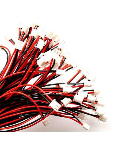 MyXL XH enkele-head 2pin elektronische draad kabel tinniness XH2.54-2 p 2.54mm lange 20 cm 50 stks